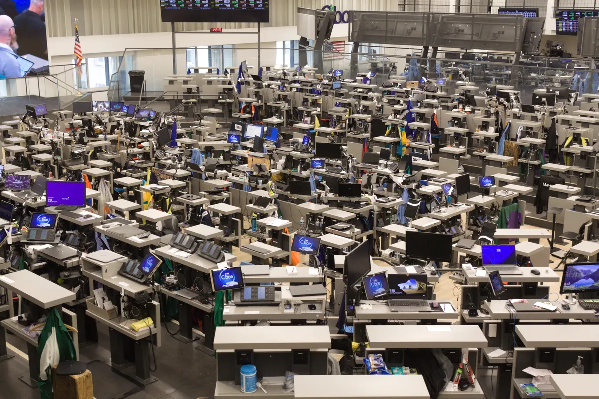 ห้องค้าในอาคาร Chicago Board of Trade