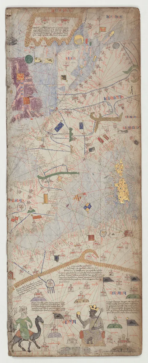 Catalan Atlas แผ่นที่ 6 เต็มแผ่น