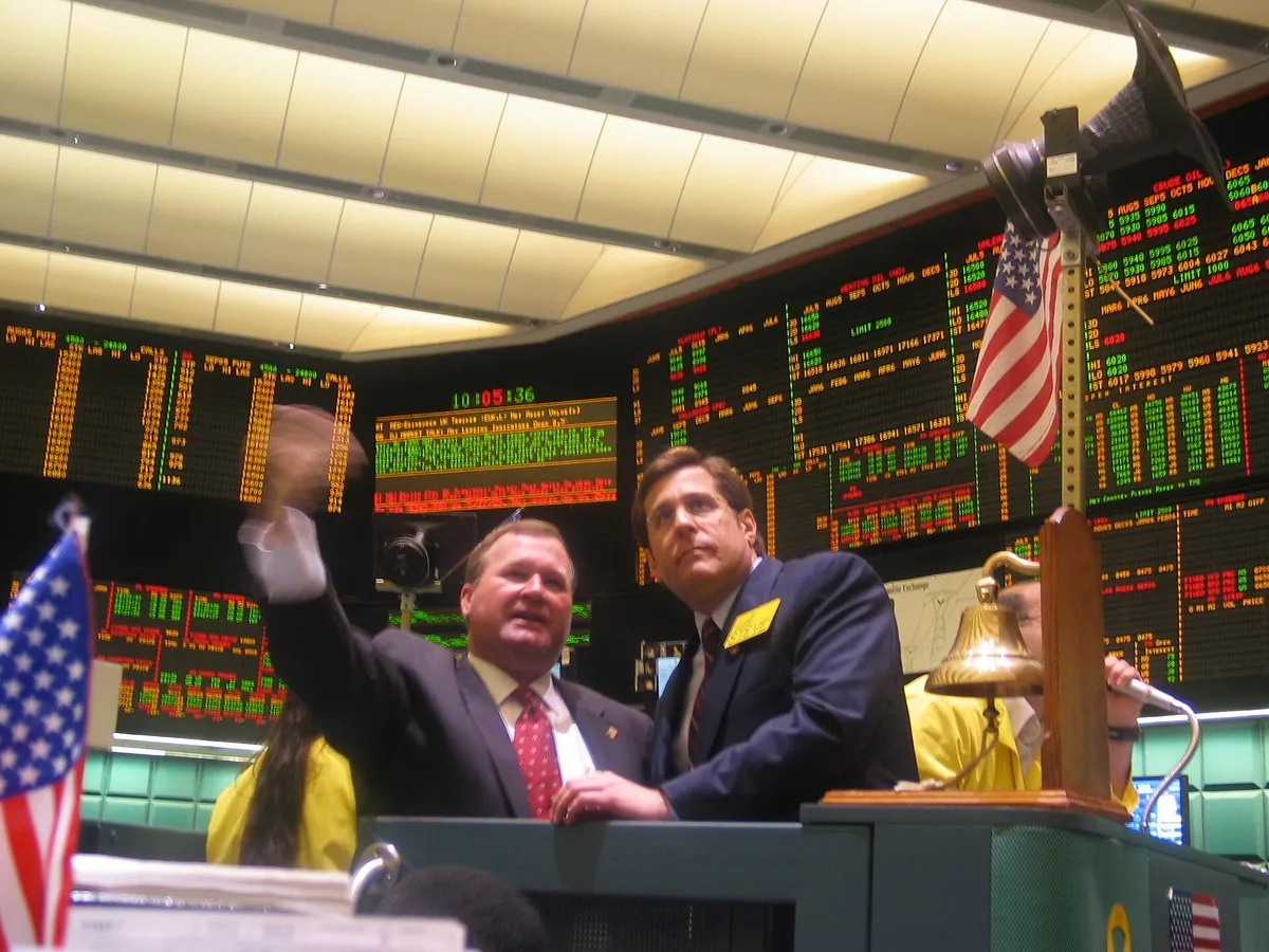 ฟลอร์ซื้อขายของตลาด New York Mercantile Exchange